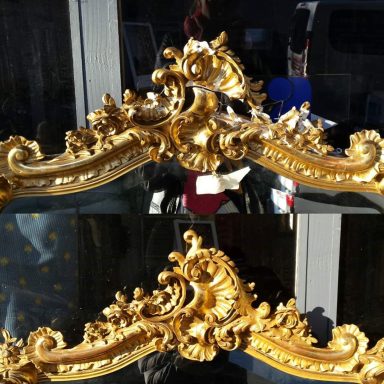 Fronton Louis XV